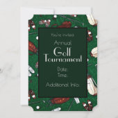 Le Tournoi de golf Time Invitation Verte (Devant)