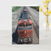 "Le Train 6737" Bonne Carte #2 (Fleur jaune)