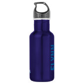 Le train bleu, les enfants, la bouteille de boisso (Dos)