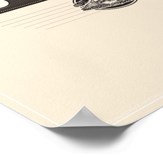 Le train est parti, désolé. Une affiche de classe  (Coin)