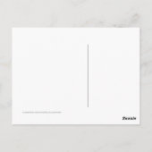 Le train est parti, désolé. une carte postale (Dos)