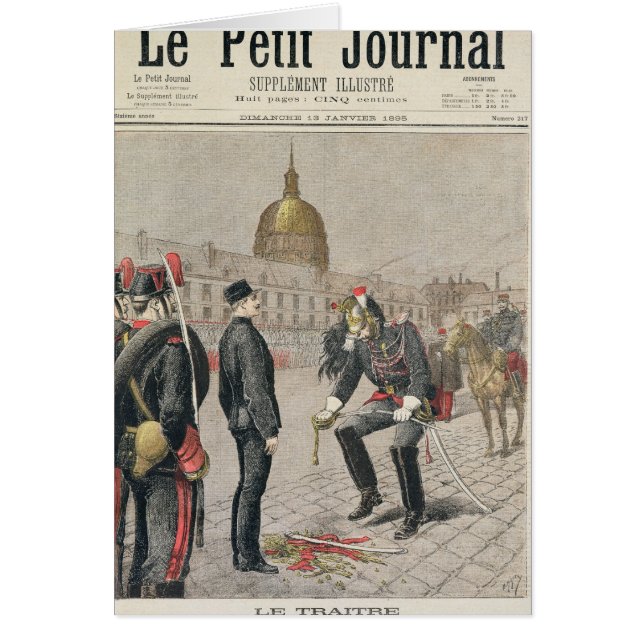 Le traître la dégradation d'Alfred Dreyfus (Devant)