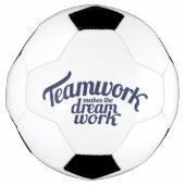 Le travail d'équipe fait le travail de rêve texte  (Devant)