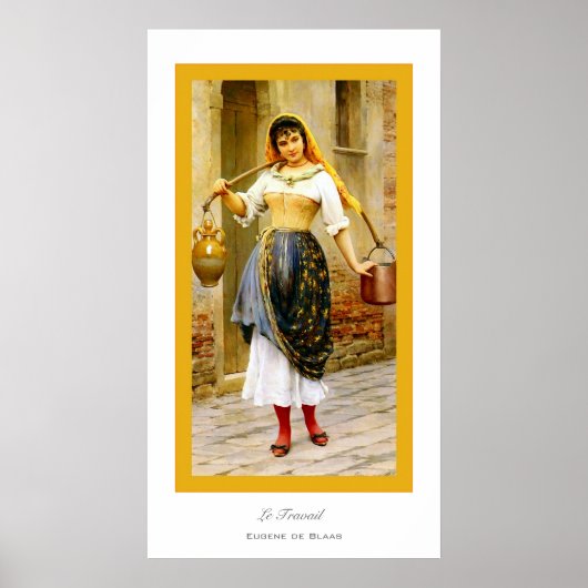 Le Travail ~ Eugene de Blass Poster (Voorkant)