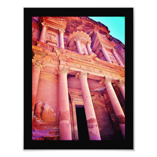 Le Trésor à Petra Photo Print (Devant)