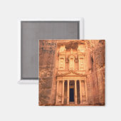 Le Trésor De Petra City Frigo Magnet Souvenir (Recto/Verso)