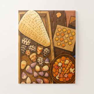 Le trésor est sur la table puzzle