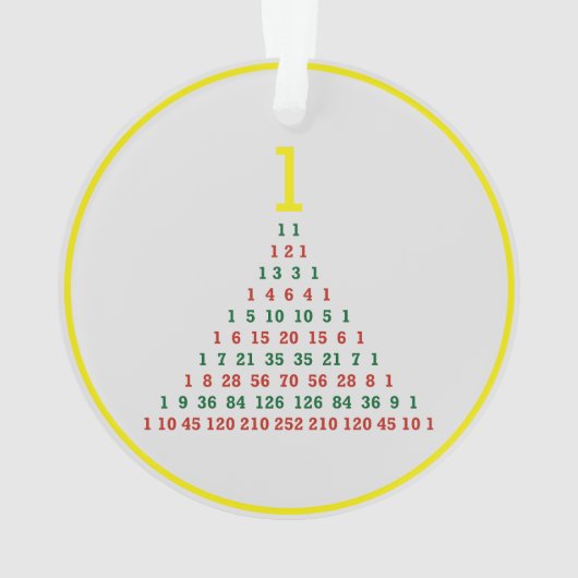 Le triangle de Noël de Pascal (dos)