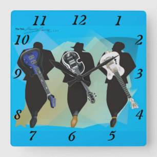 Le Trio - Horloge murale en acrylique