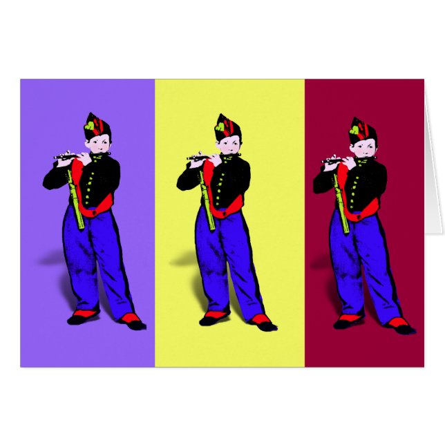 Le trio Little Flutist de Manet (Devant Horizontal)