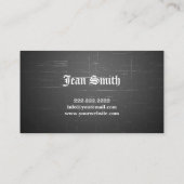 Le troisième regard Psychique Lecture Carte de vis (Dos)