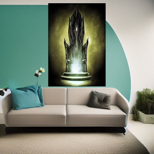 Le trône | AI Art Poster