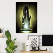 Le trône | AI Art Poster (Bureau à domicile)
