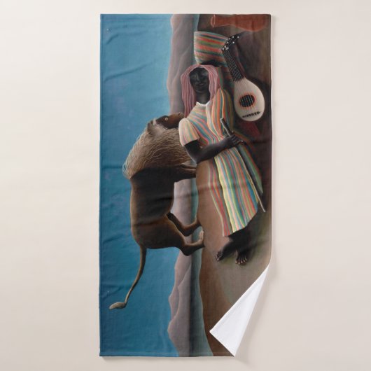 Le Tsigane endormi, Henri Rousseau (Serviette de bain)