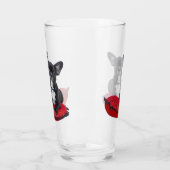 Le Tumbler de verre de Chien-taureau français (Gauche)