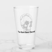 Le Tumbler de verre de la série Éffrayante (Dos)