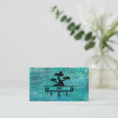 Le Turquoise Carte de visite souterrain (Debout devant)