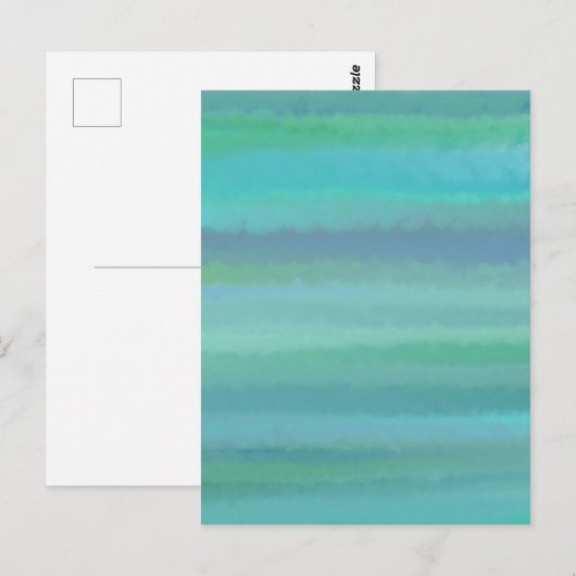 Le turquoise est ma couleur préférée Carte postale (Devant / Derrière)