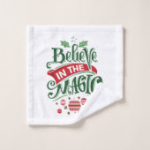 Le Typographe du Magic Christmas (Gant de toilette)