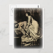 Le Vampire by Burne-Jones 1897 Briefkaart (Voorkant / Achterkant)