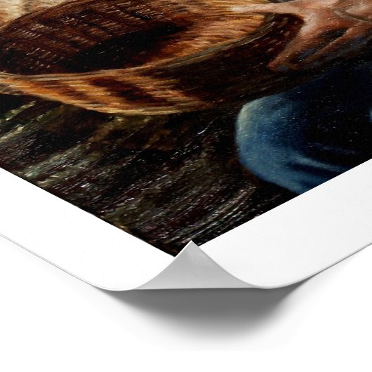 Le Vendeur de panier doux - affiche limitée (Coin)