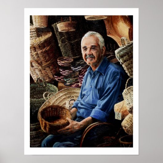 Le Vendeur de panier doux - affiche limitée (Devant)