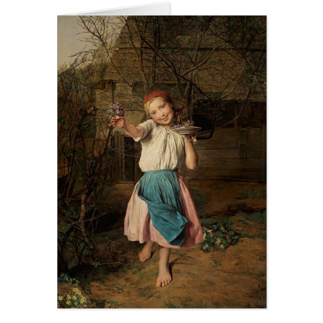 Le vendeur violet aux pieds nus (Devant)