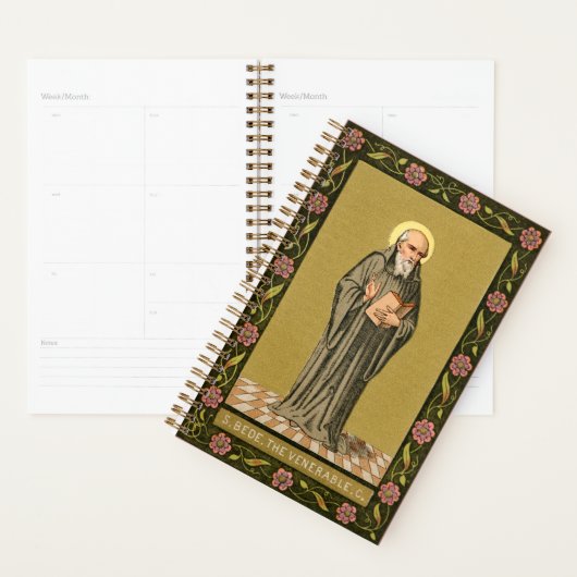 Le vénérable Bède prêchant (P 008) (Devant avec enveloppe)