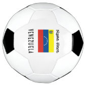 Le Venezuela et le Venezuela avec votre nom Socce (Tourné)