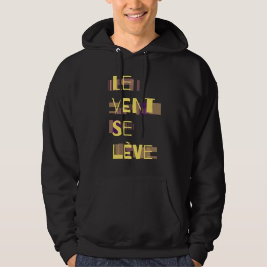 Le Vent Se Leve, Frans Hoodie (Voorkant)