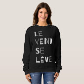 Le Vent Se Leve - Sweat - shirt à capuche blanc (Devant entier)