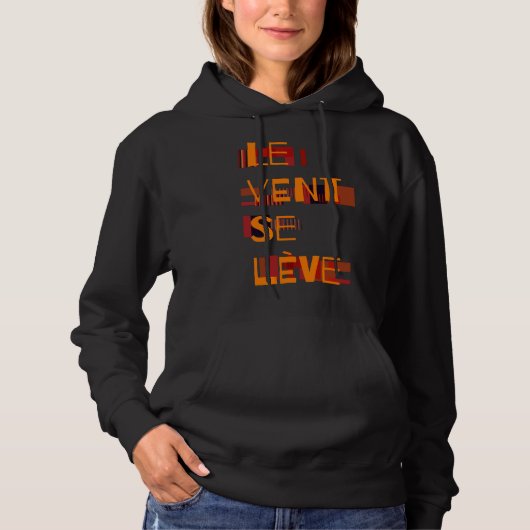 Le Vent Se Leve, Sweat - shirt à capuche français (Devant)
