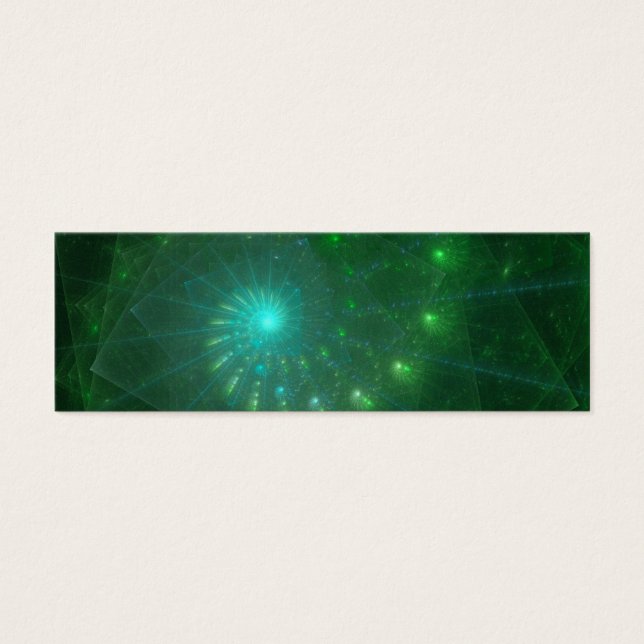 "Le ver vert Carré" Fractal Art (Devant)