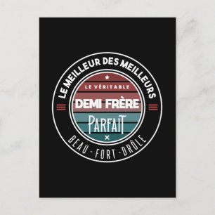 Le véritable demi frère parfait briefkaart