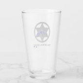 Le verre à pinte Rural Badge (Dos)
