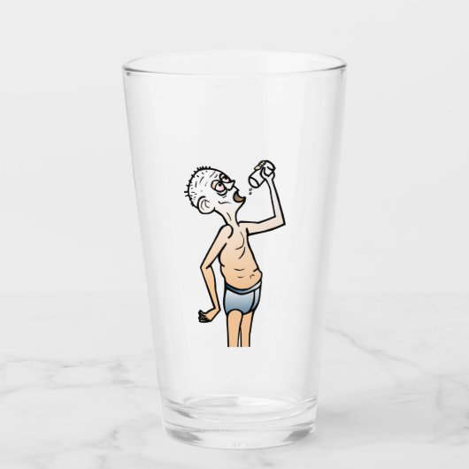 Le verre de l'homme assoiffé (Devant)