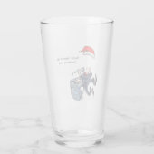 Le verre de Noël pour Lui. Ajoutez le visage ! (Dos)