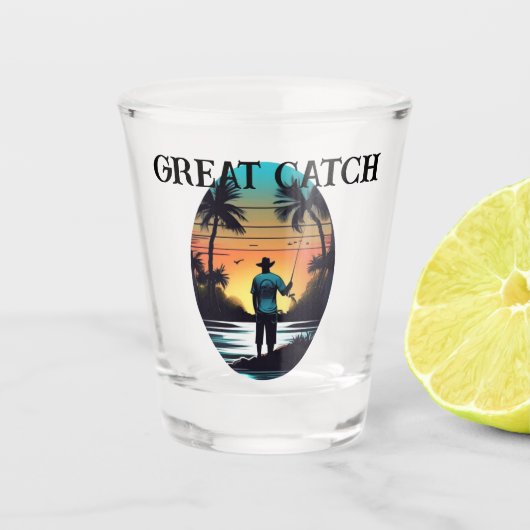 Le verre de pêche "Great Catch" (Devant)