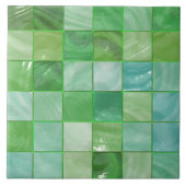 Le vert ajuste le carreau de céramique (Devant)