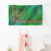 Le vert comme bannière d'herbe (En situation)