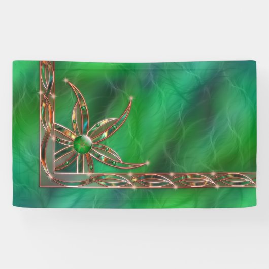 Le vert comme bannière d'herbe (Horizontal)