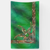 Le vert comme bannière d'herbe (Vertical)