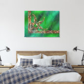 Le vert comme toile d'herbe Imprimer (Insitu(Chambre))