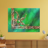 Le vert comme toile d'herbe Imprimer (Insitu(Salon))