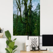 Le vert dans les arbres Poster (Bureau à domicile)