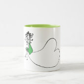 Le vert est bon : Vert - Loreen Love Mug (Centre)