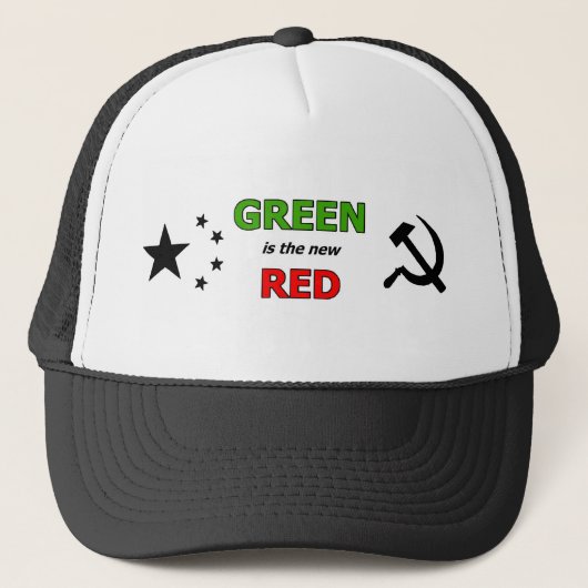 Le vert est le nouveau casquette rouge (Devant)
