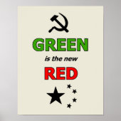 Le vert est le nouvel affiche rouge (Devant)