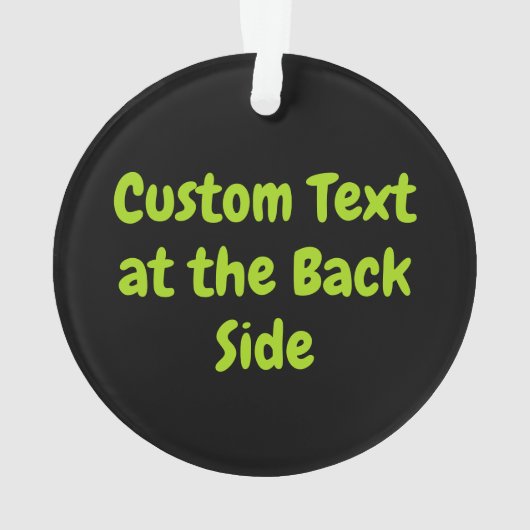 Le vert est l'ornement CHAUD (dos)