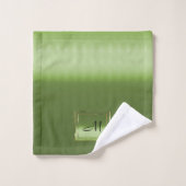 Le vert jaune Chartreuse lui font le vôtre (Gant de toilette)